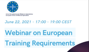 Webinar on European Training Requeriments